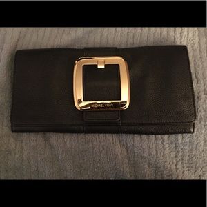 Black MK clutch bag